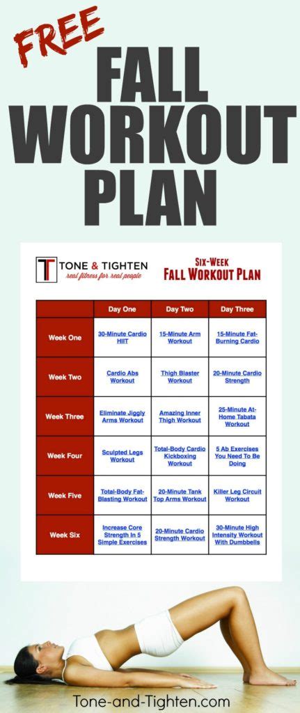 Treat your home gym time like an appointment. FREE 6-Week Fall Workout Plan | Tone and Tighten