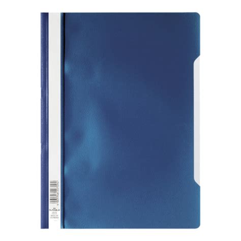 Durable Clear View Folder Economy A4 Dark Blue
