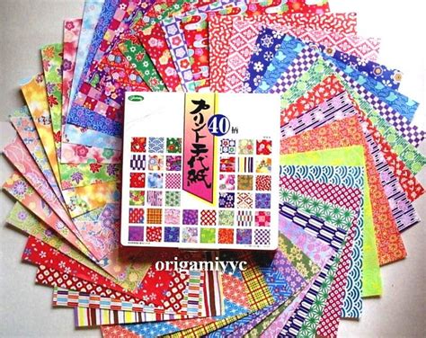200 Sheets Japanese Print Chiyogami Origami Paper 15cm 6 Etsy