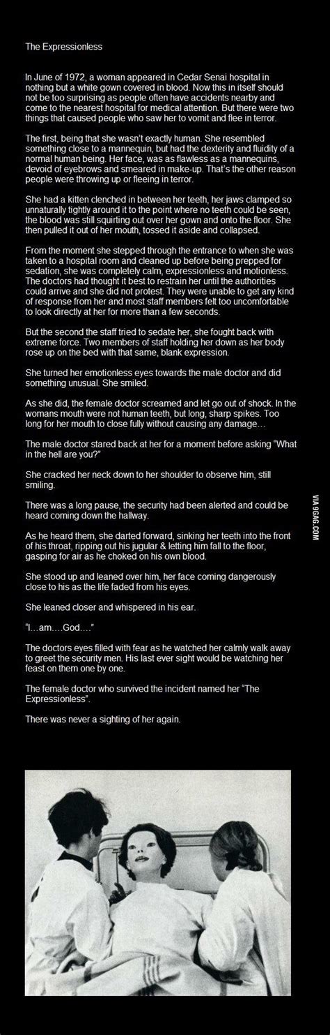 The Expressionless Woman Scary Story Last Night