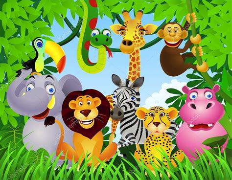 Wild Animal In The Jungle Stock Vector Image By ©dagadu 6126819