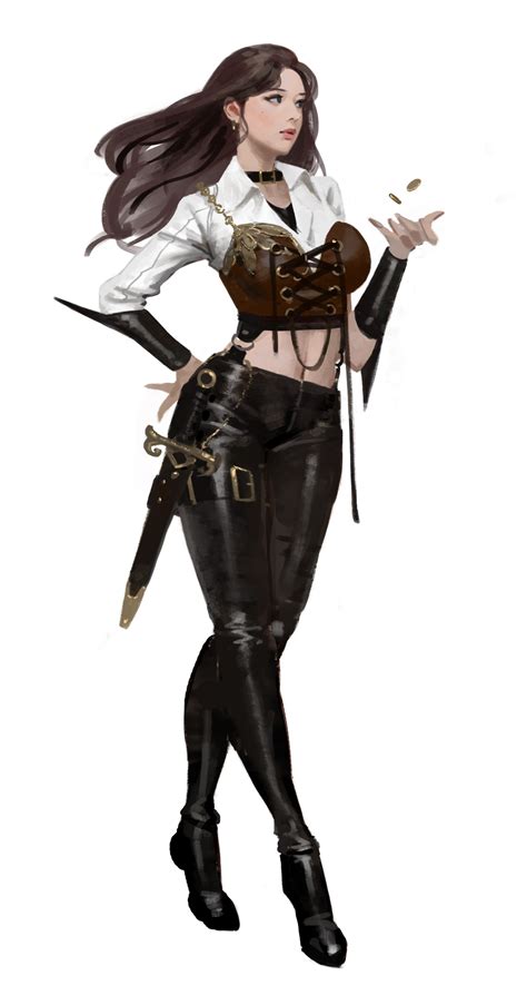 Rogue Character Female Character Concept Fantasy Character Design