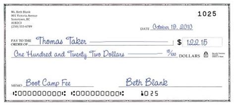 How To Write A Cheque In Canada 7 Steps You Need To Know My Rate