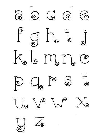 Tipografías Espiral 🤩 Hand Lettering Alphabet Lettering Alphabet