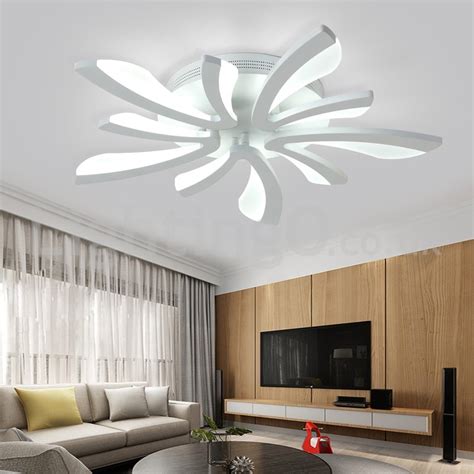 They'll also make your living room a great place to lounge. Best 5 Lights Cheap Modern Flush Mount Ceiling Lights ...