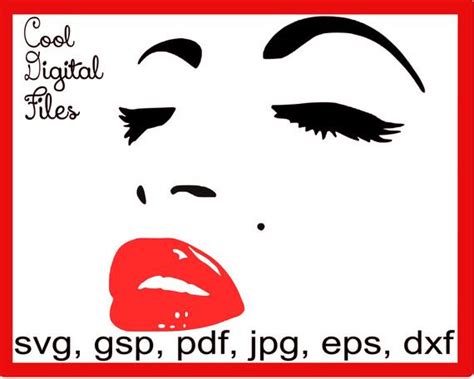Enter & enjoy it now! Beautiful Silhouette Marilyn Monroe SVG DXF GSP For Die | Etsy