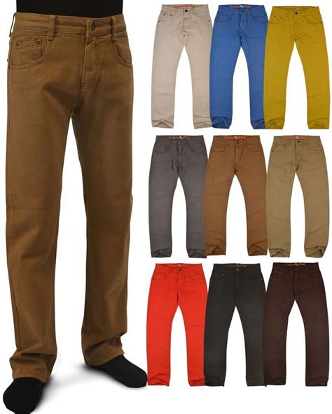 Men S Casual Colored Skinny Slim Fit Denim Jeans Pants Sizes 32 To 44 730 Mens Fashion Jeans