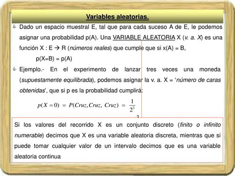 Ppt Probabilidad Variables Aleatorias Powerpoint Presentation Free