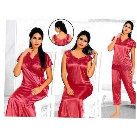 Ladies Satin Plain Nighties Size M At Rs 300piece In Delhi Id 20148393555