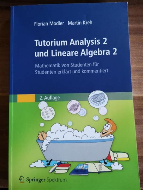(wird dabei der begri der linearen unabh¨angigkeit verwendet, so ist dieser ebenfalls zu denieren.) 3 Mathematik-Bücher (Analysis, Lineare Algebra ; 1. & 2 ...