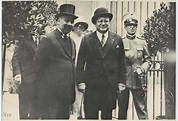 Italie, Cesare Maria De Vecchi avec A. Mussolini à la noce de Edda von ...