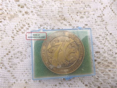 Masonic American Revolution Bicentennial Observance Bronze Coin Jersey