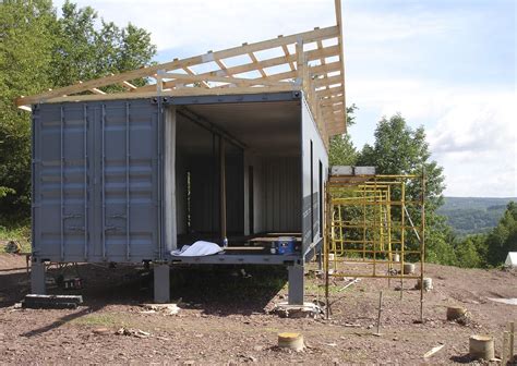 Shipping Container Roof Trusses Image To U