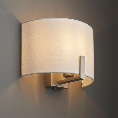 Westbourne Ivory Single Wall Light Departments Diy At Bandq