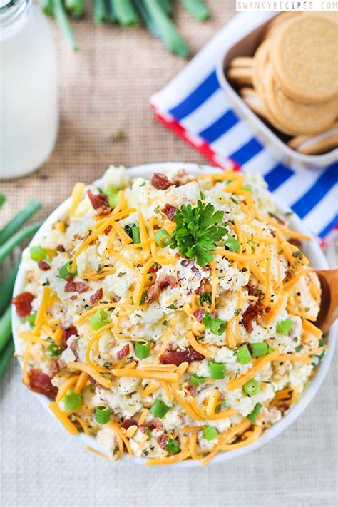 Directions place potatoes in a large saucepan and cover with water. Loaded Baked Potato Salad - Swanky Recipes
