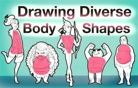 Drawing More Diverse Body Shapes In Any Style Art Tutorial Art Tutorials Drawing Body Type
