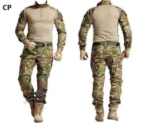 Tactical Camouflage Military Uniform Suit Military Combat Shirt