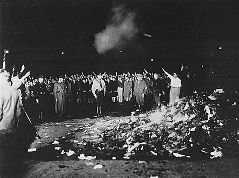 the history place world war ii in europe timeline may 10 1933 nazis burn books in germany