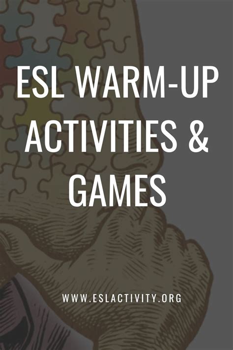 Esl Warm Up Activities And Games Fun Tefl Warmers