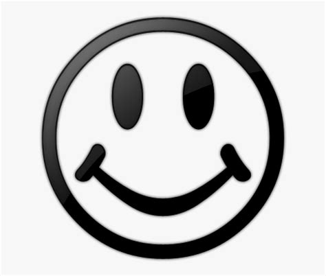 Smiley Face Clip Art Black White