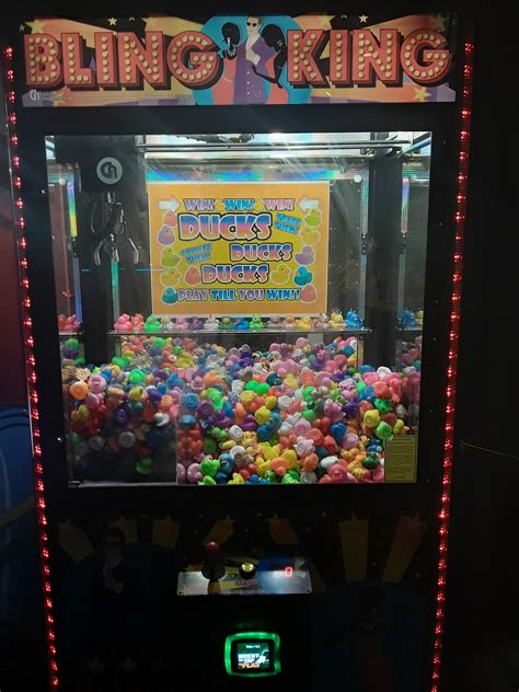 Found This Rubber Ducky Claw Machine At Dave And Busters This Machine