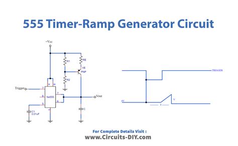 555 Timer Ramp Generator Circuit