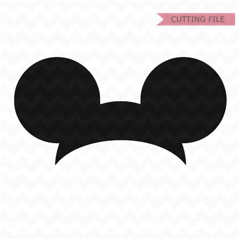 Mickey Mouse Ohren Svg Mickey Mouse Kopf Svg Und Png Datei Etsy De