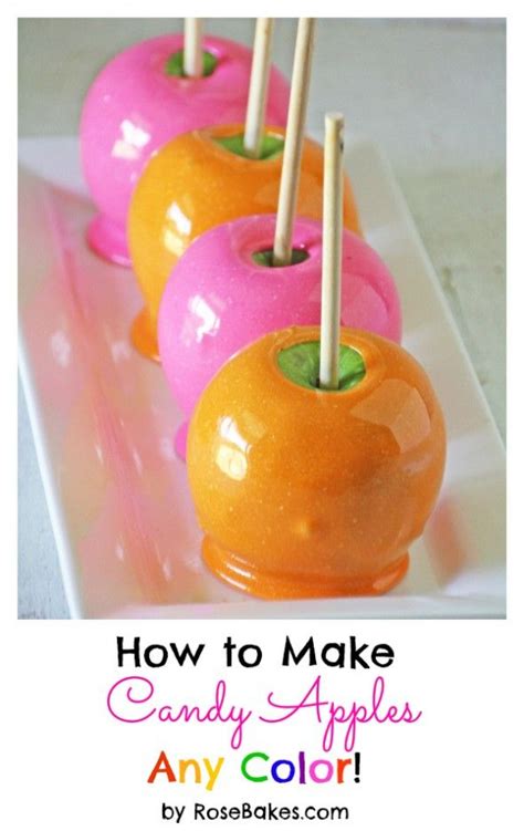 Wedding Candy How To Make Candy Apples Any Color 2067088 Weddbook