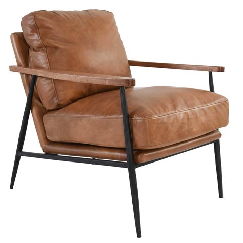 Christopher Leather Club Chair Tan Artofit