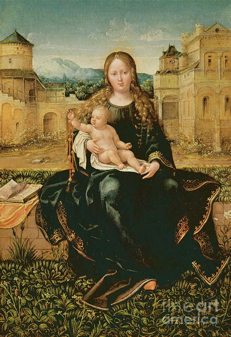 The Virgin And Child By Albrecht Durer Or Duerer Oil On Panel Painting