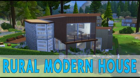 ¿estás buscando una casa rural para dos personas? The Sims 4: Houses #16 rural modern house/ casa rural ...