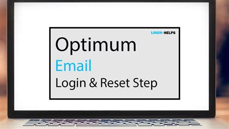 Optimum Email Login And Reset Steps Login Email Login Hotspot Wifi