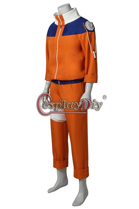 Cosplaydiy Anime Naruto Uzumaki Cosplay Costume Adult Outfit Custom