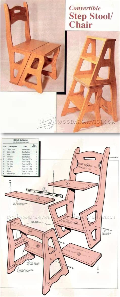 Step Stool Plans Patterns Woodworking