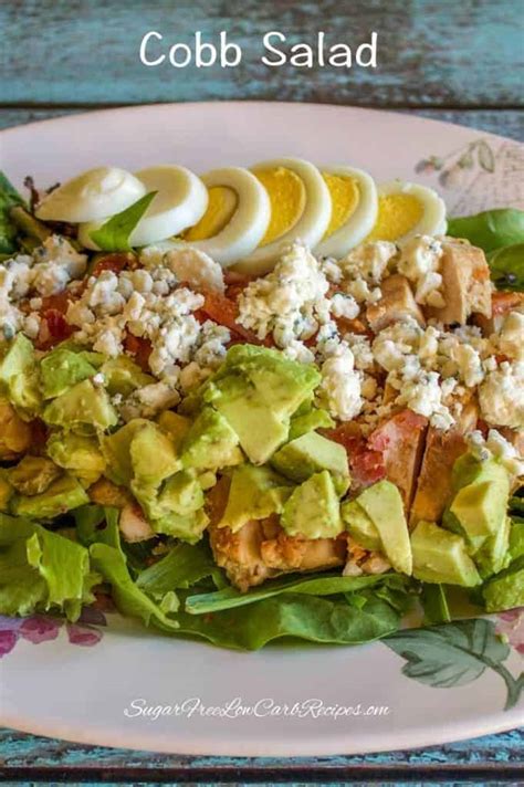 Healthy Chicken Cobb Salad For One Low Carb Yum
