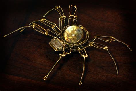 Steampunk Mechanical Watch Spider Sculpture By Catherinetterings On