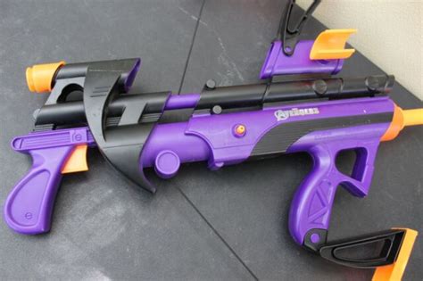 Nerf Action Blasters Big Bad Bow Purple Orange Blaster Dart Gun Hawkeye