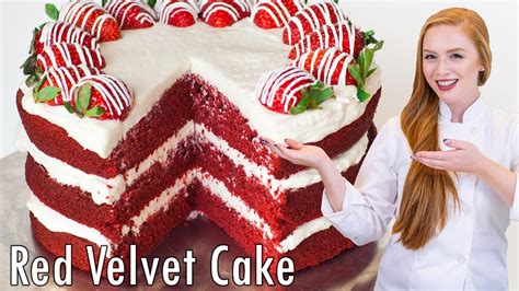 Red velvet cake recipe uk mary berry. EASY Red Velvet Cake Recipe - with Cream Cheese Frosting ...