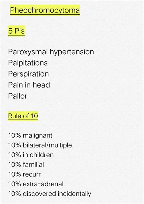 Pheochromocytoma Medizzy