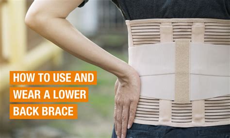 How To Use And Wear A Lower Back Brace For Back Pain Relief Qi Spine