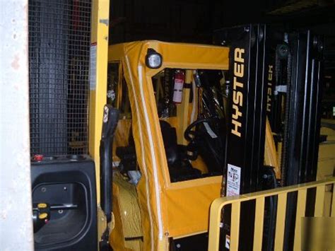 Hyster S50ft Acrylic Soft Forklift Cab Enclosure