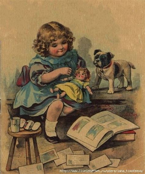Vintage Ansichtkaarten Verhaal Met De Kinderen Discussie Over