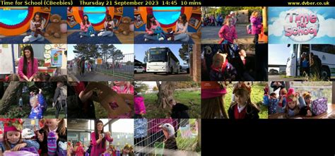 Time For School Cbeebies 2023 09 21 1445