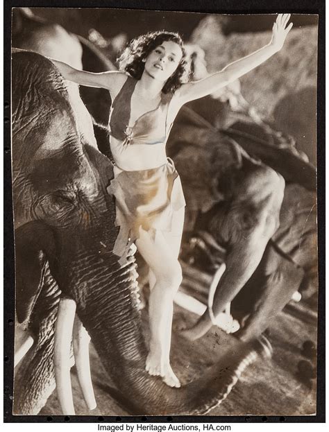 Maureen O Sullivan In Tarzan And His Mate Mgm 1934 Trimmed Lot 53455 Heritage Auctions