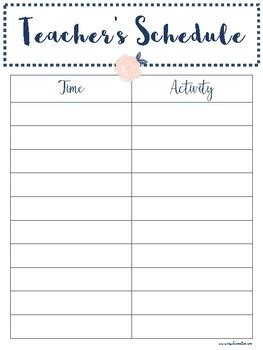 Over 25 pretty planning templates! Free Teacher Binder Printable by Our Class Nation | TpT