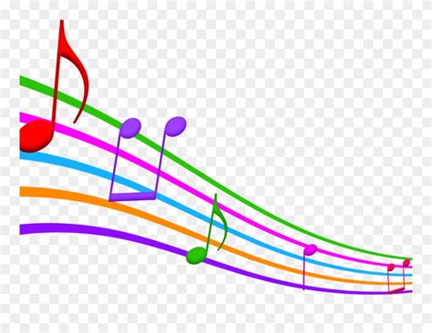 Music Note Clip Art Colorful Musical Notes Png Download 3648958