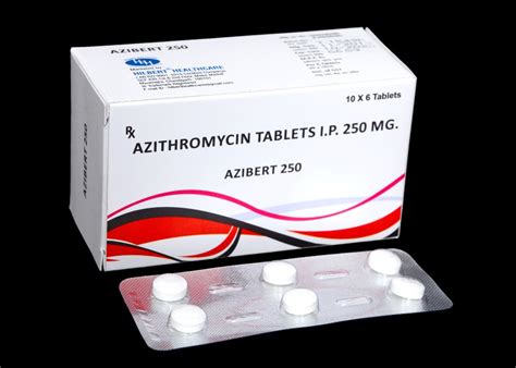 Azibert 250 Azithromycin 250 Mg Tablets At Rs 660box In Chandigarh