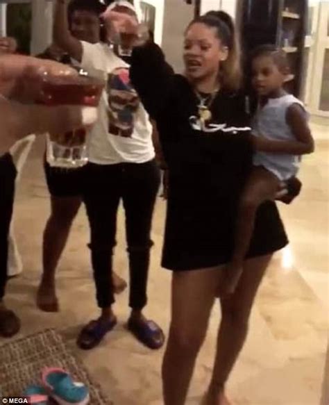 Rihanna Toasts Slain Cousin During Barbados Memorial Daily Mail Online