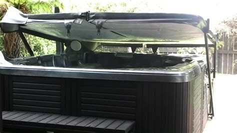 | see more ideas about covered hot tub, outdoor spa and wood tub. Home Made Motorised Automated Spa Pool Cover Lifter - YouTube