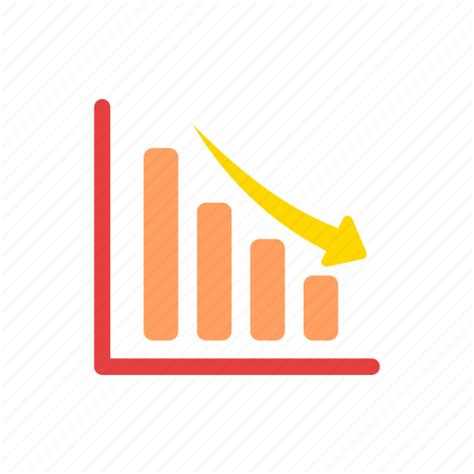 Chart Color Decrease Graph Statistic Icon Download On Iconfinder